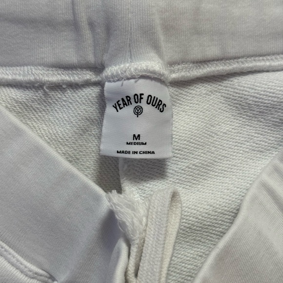 Year of Ours White Matching Sweat Set - Picture 5 of 13